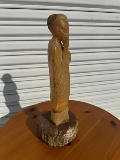 15 Chinese Monk Stone Sculpture