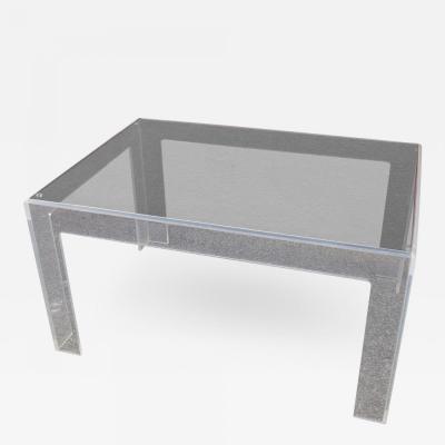 Jeffrey Bigelow Lucite Coffee Table by Jeffrey Bigelow