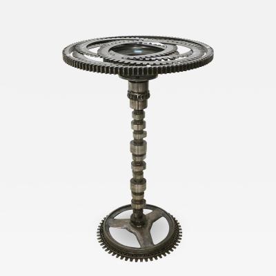 Feliciano Bejar Sculptural Pedestal Center Table by Feliciano Bejar