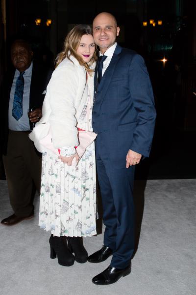 Drew Barrymore, Daniel Diaz. Photo: Max Lakner. Courtesy Sharp Communications and the Winter Antiques Show.