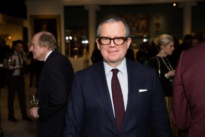 Interior designer Alex Papachristidis. Photo: Max Lakner. Courtesy Sharp Communications and the Winter Antiques Show.