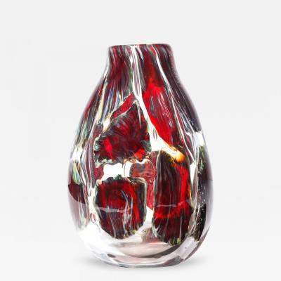Eugenio Ferro Studio Blown Vase by Eugenio Ferro