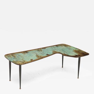 Decalage Hand Painted Low Table by Decalage