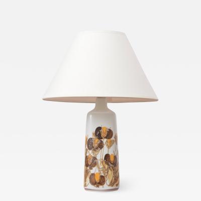 Ellen Malmer Danish Faience Table Lamp by Ellen Malmer from Royal Copenhagen 1960s