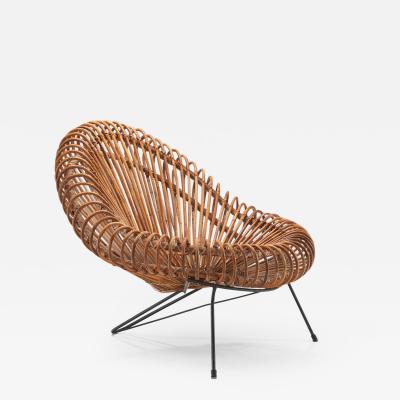  Janine Abraham Dirk Jan Rol Lounge Chair by Janine Abraham Dirk Jan Rol for Rougier France 1950s