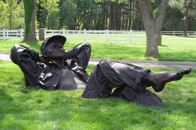 David Phelps, Pastoral Dreamer, Bronze, 17x59x31