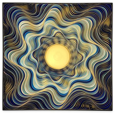 Stallman Studio, Lapis Love 60x60"