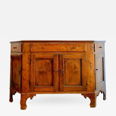 Italian inlaid walnut credenza Circa 1800