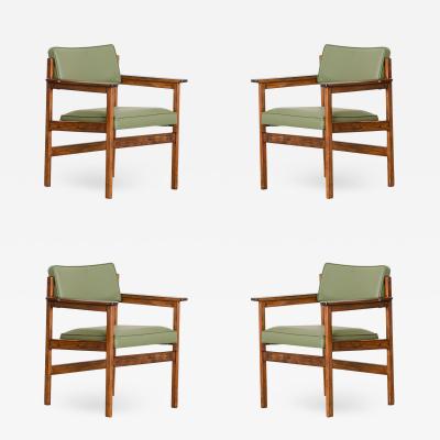 Sergio Rodrigues Set of 14 Ti o Armchairs by Sergio Rodrigues 1959 Brazilian Hardwood