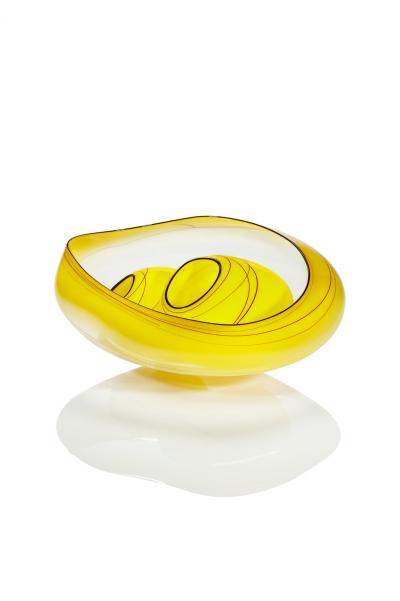 Dale Chihuly Saturn Yellow Basket, (/150)