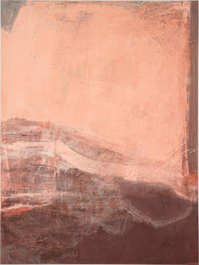 Stephanie Massaux Pink Sky Contemporary Abstract Painting by S Massaux