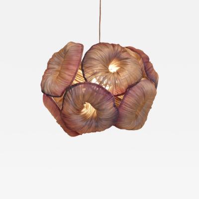  Costantini Design Modern Fabric Hand painted Pendant Light Anemone from Studio Mirei In Stock