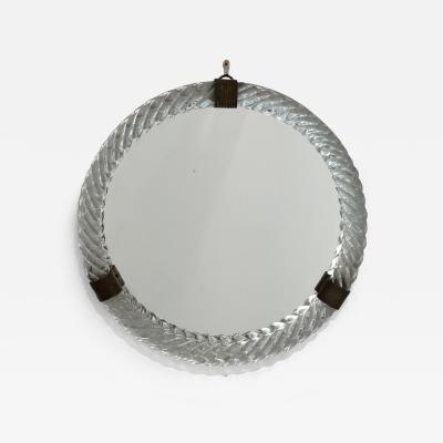  Barovier Toso MURANO TWISTED ROPE VANITY MIRROR