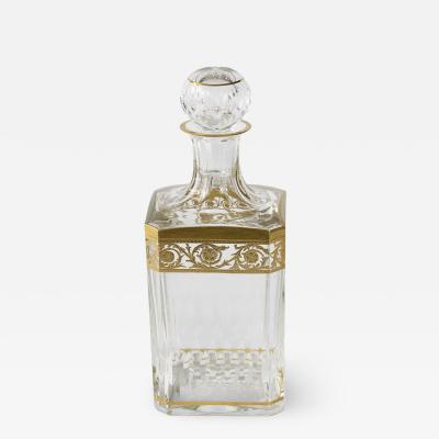  Compagnie des Cristalleries de Saint Louis St Louis Crystal Saint Louis French Saint Louis Crystal Thistle Whiskey Carafe Decanter