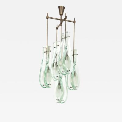 Max Ingrand Rare pair of chandeliers