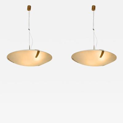  Stilnovo Pair of Stilnovo Ceiling Light Model 1140