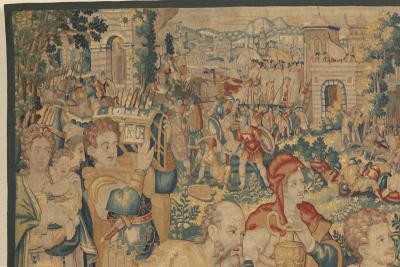 16TH CENTURY BRUSSELS HISTORICAL TAPESTRY