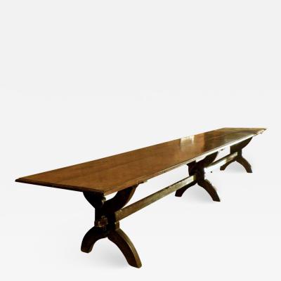 16ft long 17th century French Trestle Table