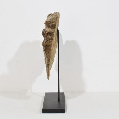 17 18th Century French Baroque Carved Oak Angel Head on Wings