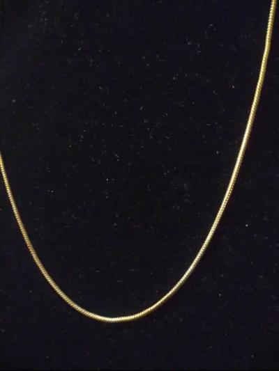 17 Round Sterling Silver Necklace with 2 extension