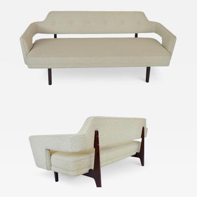 Edward Wormley Floating Back Sofa by Edward Wormley for Dunbar