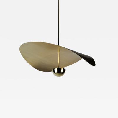  Ovature Studios Bonnie Contemporary LED Small Pendant Solid Brass or Nickel Handmade Finished