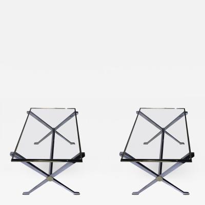 Pierre Cardin Modernist X Base Two Tone Coffee Table by Pierre Cardin