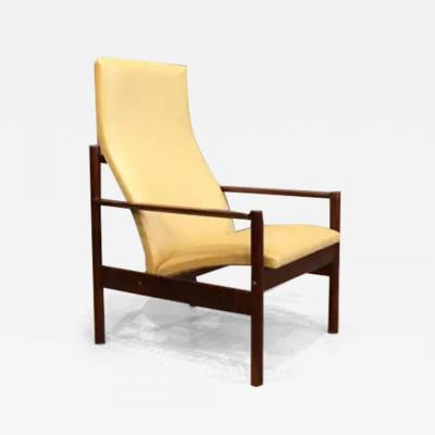 Michel Arnoult Brazilian Modern Tall Armchair by Michel Arnault c 1960s