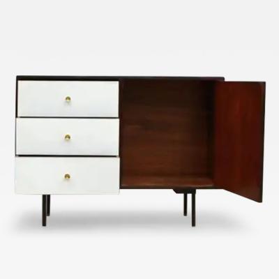 Geraldo de Barros Brazilian Modern Sideboard in Hardwood and Metal by Geraldo de Barros Brazil