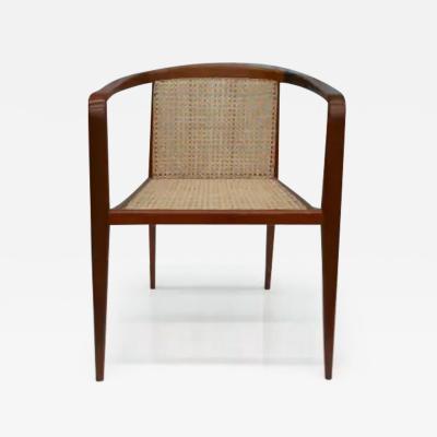  John Grazier Armchair in Hardwood Cane by John Graz 1950s