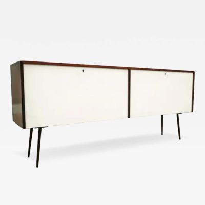  Forma Brazil Brazilian Modern Bar in Rosewood and White Finish by Forma 1960s Brazil