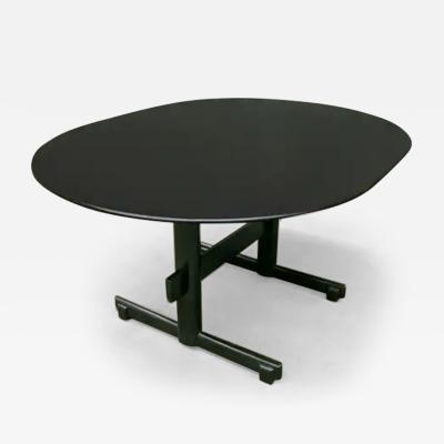 Novo Rumo Brazilian Modern Extendable Table in Hardwood with Ebony Finish Novo Rumo 1960