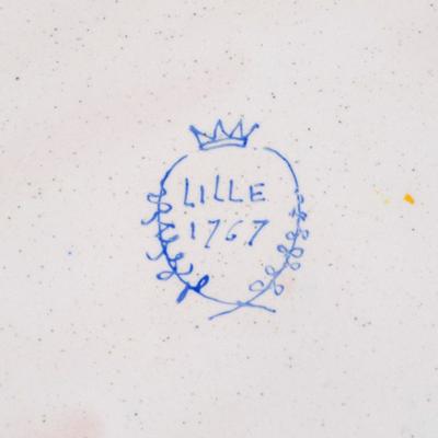 1767 Lille Faience Plate France