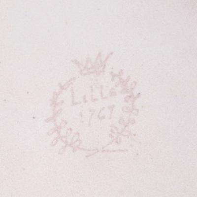1767 Lille Faience Plate France
