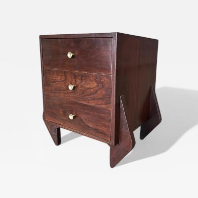 Jos Zanine Caldas Console night stand in Hardwood att Jose Zanine Caldas 1950s Lot 667