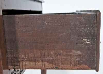 1790s Scottish Chestnut One Drawer Table