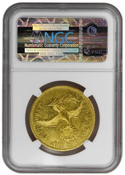 1795 10 9 Leaves Draped Bust NGC MS61