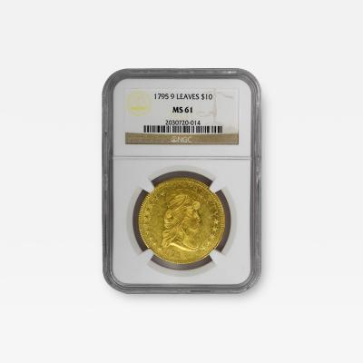 1795 10 9 Leaves Draped Bust NGC MS61