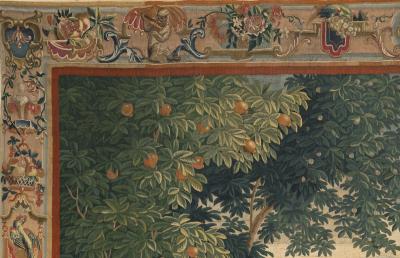 17TH CENTURY AUBUSSON VERDURE TAPESTRY