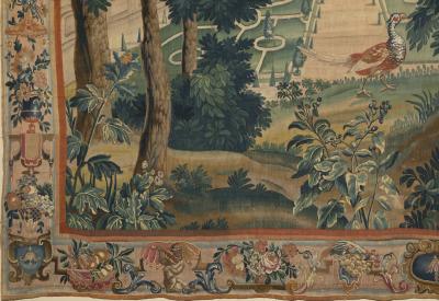 17TH CENTURY AUBUSSON VERDURE TAPESTRY
