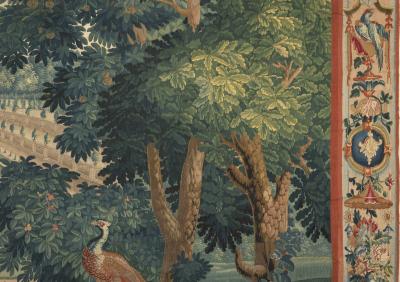 17TH CENTURY AUBUSSON VERDURE TAPESTRY
