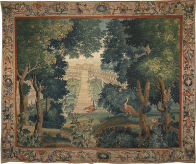 17TH CENTURY AUBUSSON VERDURE TAPESTRY