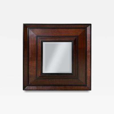 17TH CENTURY FRAME WITH BEVELED MIRROR