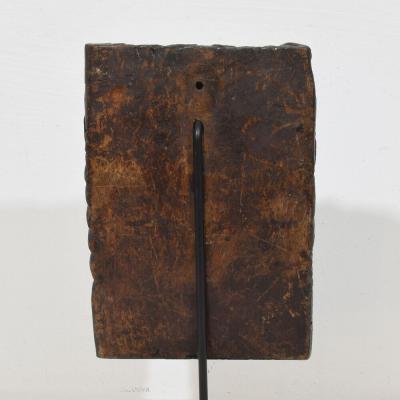 17th 18th Century French Carved Wooden Lion Head