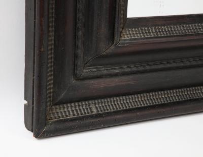 17th C Italian Ebonized Walnut Mirror