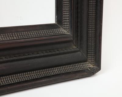 17th C Italian Ebonized Walnut Mirror