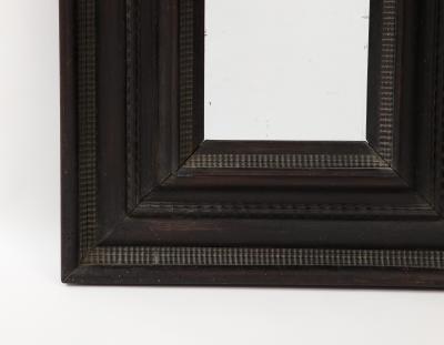 17th C Italian Ebonized Walnut Mirror