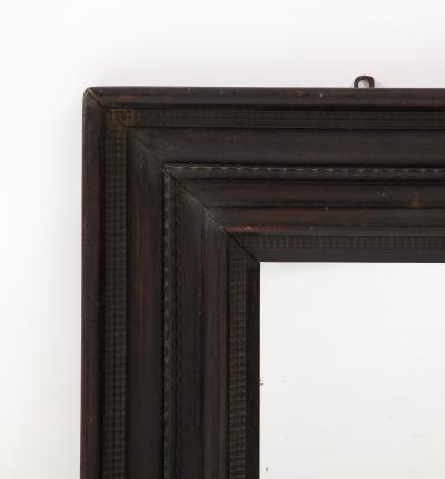 17th C Italian Ebonized Walnut Mirror