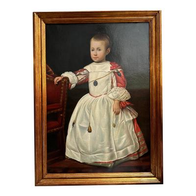 17th C Style Prince Prospero Portrait Oil Painting