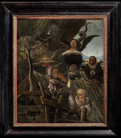 17th C representation of the Roof of Folly An Allegory of the Fall